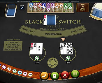 Blackjack Switch by Playtech
