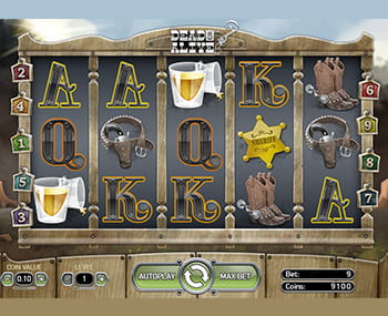 Dead or Alive – The Cover Page of the Slot Game