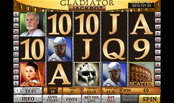 Gladiator Jackpot Slot at Ladbrokes  