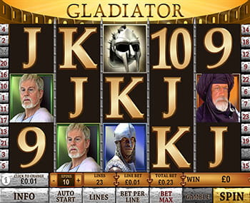 Gladiator video slot from Playtech