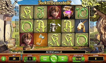 Jack and the Beanstalk Slot at InterCasino