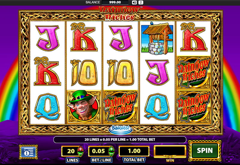 Demo Version of the Slot Game Rainbow Riches