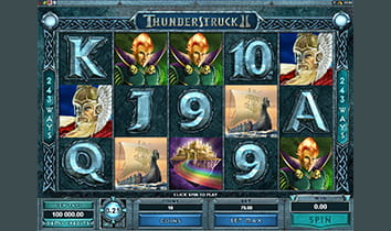 Thunderstruck II Slot at 32Red Casino