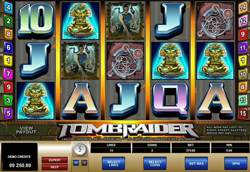 Play Tomb Raider Slot for Free