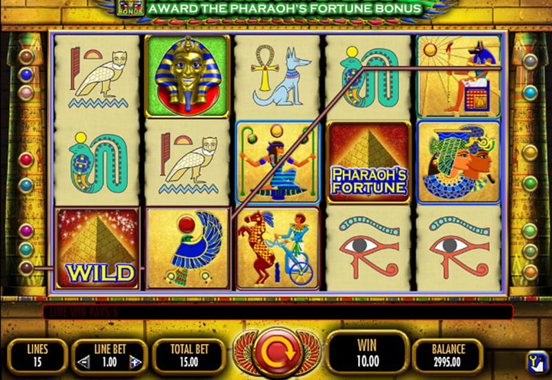 Pharaohs fortune bonus