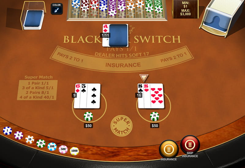 play blackjack switch