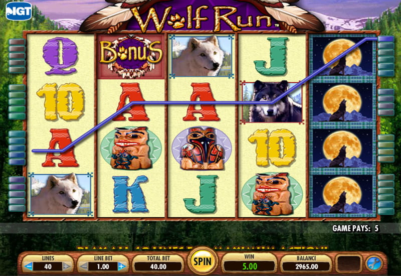 wolf run slots free online